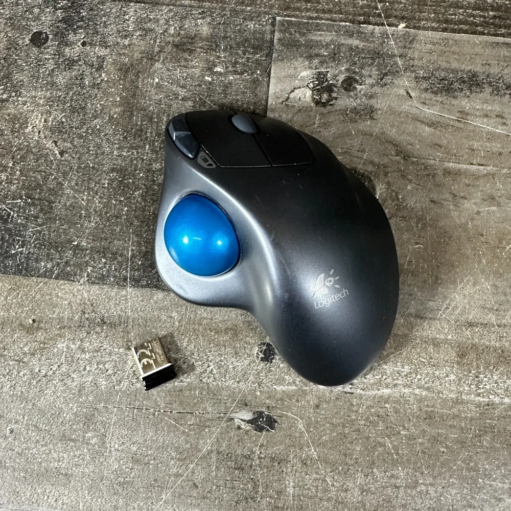 Logitech M570 Wireless Trackball Mouse Black with Dongle